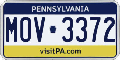 PA license plate MOV3372