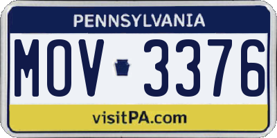 PA license plate MOV3376