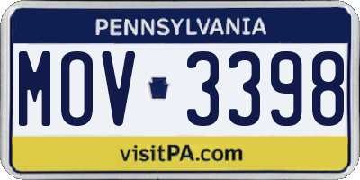 PA license plate MOV3398