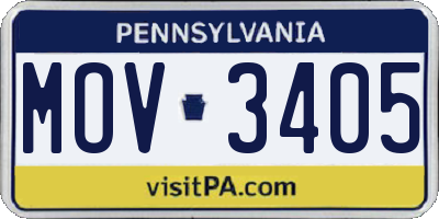 PA license plate MOV3405