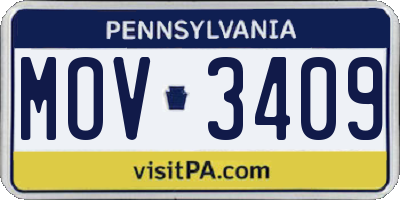 PA license plate MOV3409
