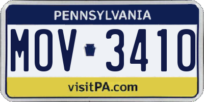 PA license plate MOV3410