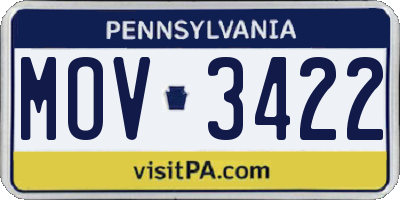 PA license plate MOV3422
