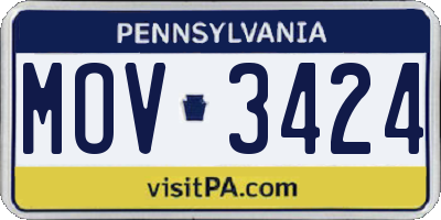 PA license plate MOV3424