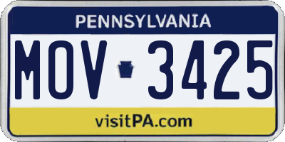 PA license plate MOV3425