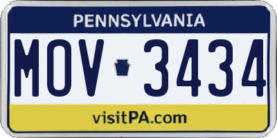 PA license plate MOV3434