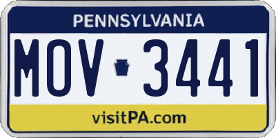 PA license plate MOV3441