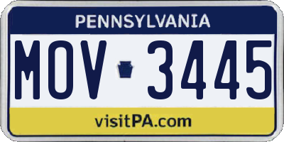 PA license plate MOV3445