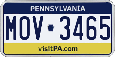 PA license plate MOV3465