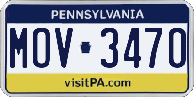 PA license plate MOV3470