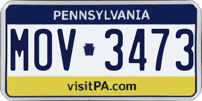 PA license plate MOV3473