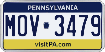 PA license plate MOV3479