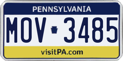 PA license plate MOV3485