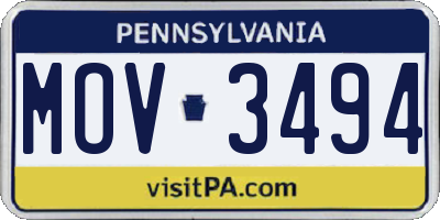 PA license plate MOV3494