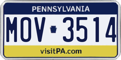 PA license plate MOV3514