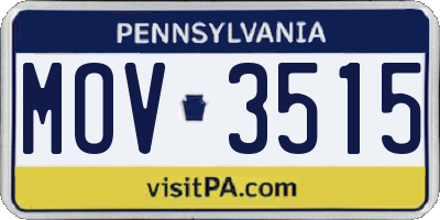 PA license plate MOV3515