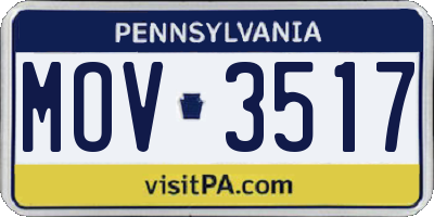 PA license plate MOV3517