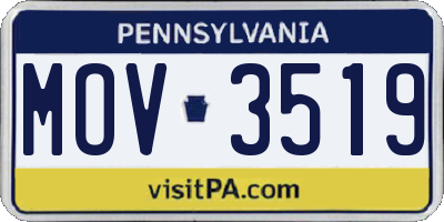 PA license plate MOV3519