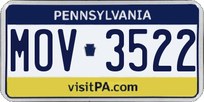 PA license plate MOV3522
