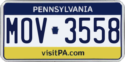 PA license plate MOV3558