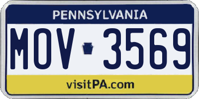 PA license plate MOV3569