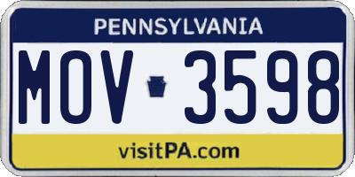 PA license plate MOV3598