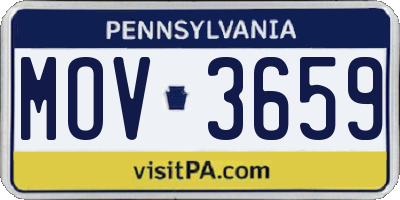 PA license plate MOV3659