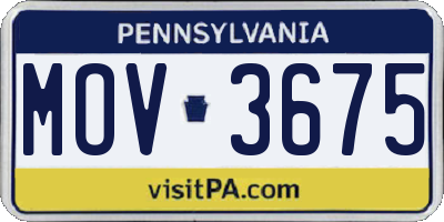 PA license plate MOV3675