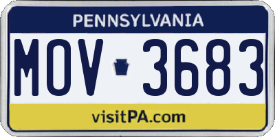 PA license plate MOV3683