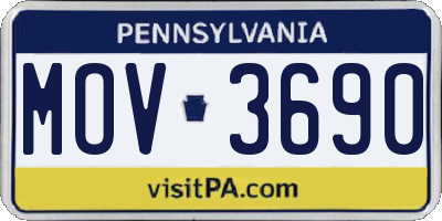 PA license plate MOV3690