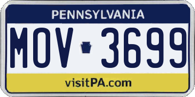 PA license plate MOV3699