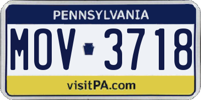 PA license plate MOV3718
