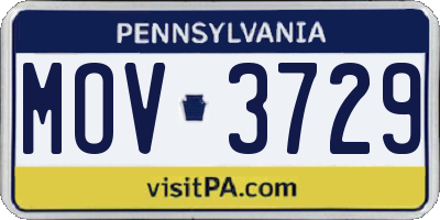PA license plate MOV3729