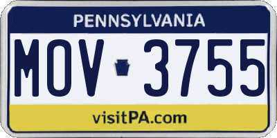 PA license plate MOV3755
