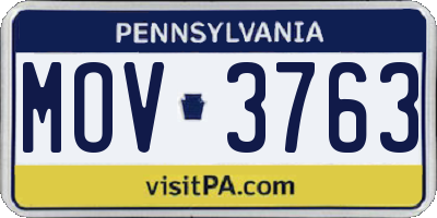 PA license plate MOV3763