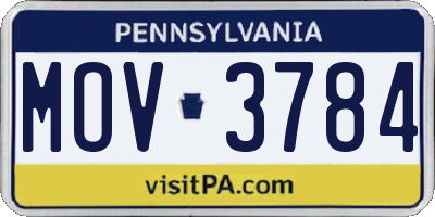 PA license plate MOV3784