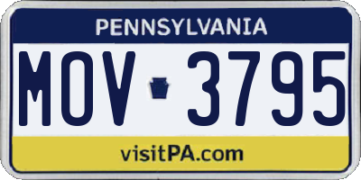 PA license plate MOV3795