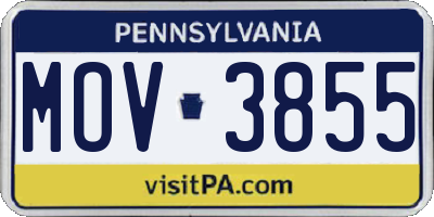 PA license plate MOV3855