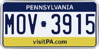 PA license plate MOV3915