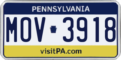 PA license plate MOV3918
