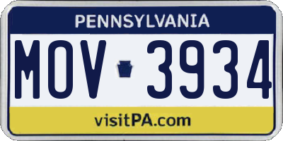 PA license plate MOV3934