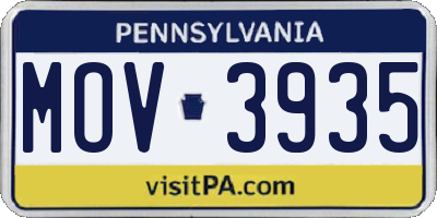 PA license plate MOV3935