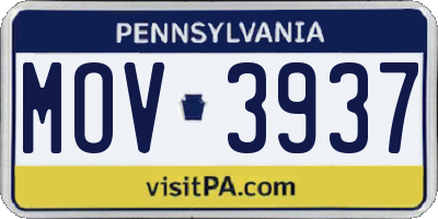 PA license plate MOV3937