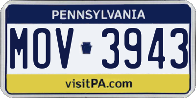 PA license plate MOV3943