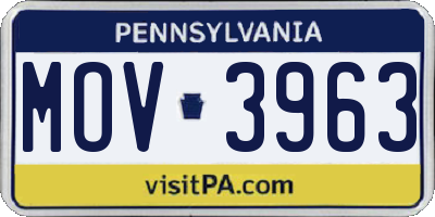 PA license plate MOV3963
