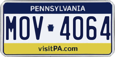PA license plate MOV4064