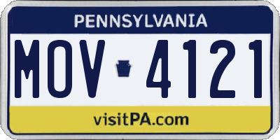 PA license plate MOV4121