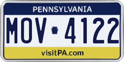 PA license plate MOV4122