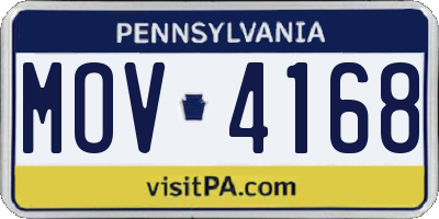 PA license plate MOV4168