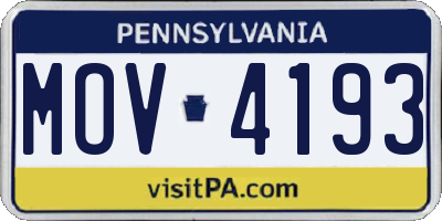 PA license plate MOV4193